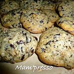 recette Cookies noix et chocolat noir