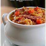 recette ~Soupe-repas aux pois~