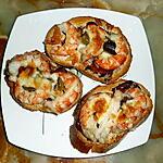 recette "Bruschetta" crevette