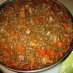 recette sauté de porc  aux lentilles de lydie 44
