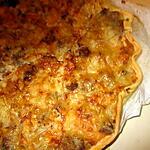recette tarte choux fleurs,lardons thon;reste sauce foie gras;