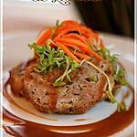 recette ~Pain de viande, sauce à l'ail~