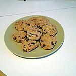 recette cookies aux flocons d'avoine