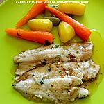 recette CARRELET MARINE, HUILE DE SESAME ET GINGEMBRE