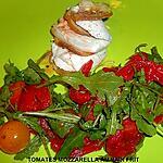 recette TOMATES MOZZARELLA AU PAIN FRIT