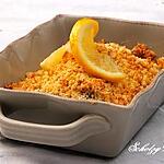 recette Crumble de poisson citronné & gingembre