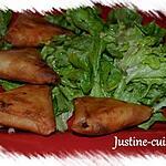recette Samossas de poulet aux légumes