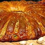 brioche : recette Couronne aux pistaches