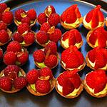 recette mignardises tartelettes framboises & tartelettes fraises
