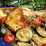 Poulet sauté au citron confit