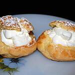 recette choux fourrés au clémentine curd et chantilly à l'orange