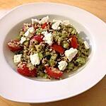 recette Salade de boulghour quinoa, féta, tomate
