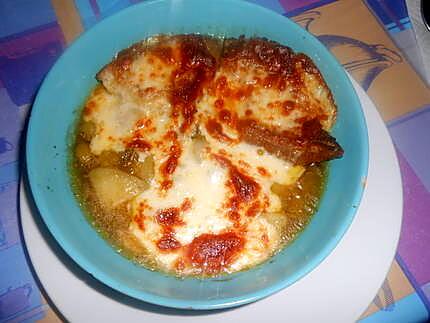 soupe poireaux pommes de terre gratinée 430