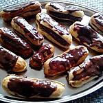 recette Eclairs au chocolat au lait