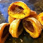 recette Beignets fourrés à la confiture de châtaigne