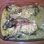 recette lapin aux deux moutardes au four