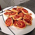 recette Roulés feuilletés bacon, tomate, parmesan