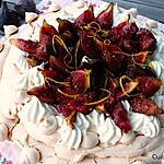 recette Pavlova pointue aux figues rôties