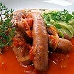 grand mere : recette Ragout de saucisse à la tomate
