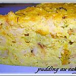 recette PUDDING AU RESTE DE CAKE SALE