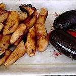 recette boudin noir aux pommes à la plancha