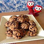 recette Cookies au Nutella et pépites de chocolat