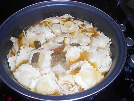 Soupe paysanne (a minestra) et ravioli au brocciu 430