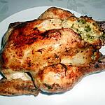 recette POULET  FARCI  AU  BROCCIU