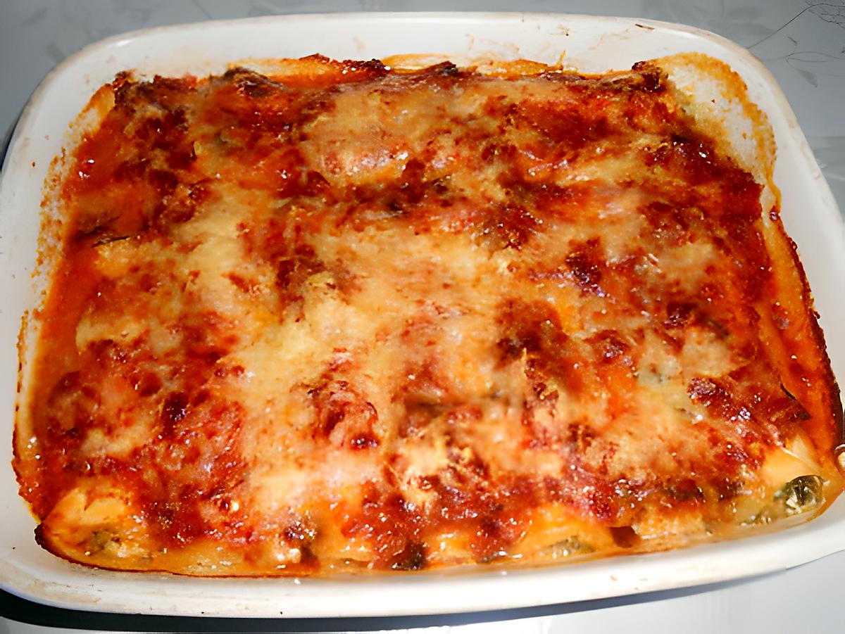 Cannelloni blette et brocciu gratinés 430