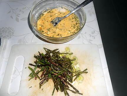 Brouillade d'oeufs aux asperges sauvages 430