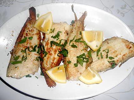 Petites soles meunieres et duo d'haricots 430