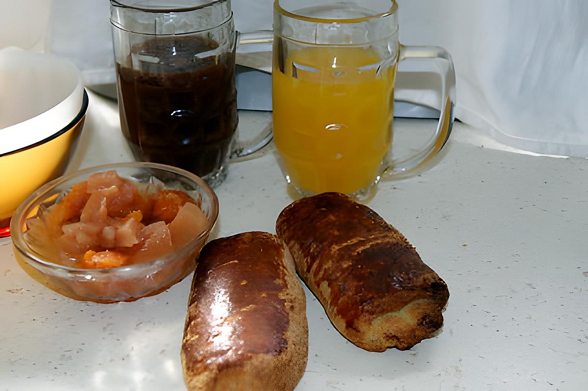 recette Petits pains au chocolat à l'orange