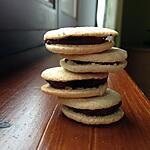 recette Macarons avec ganache au chocolat (mes premiers).