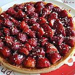 recette Tarte aux fraises & crème d’amande