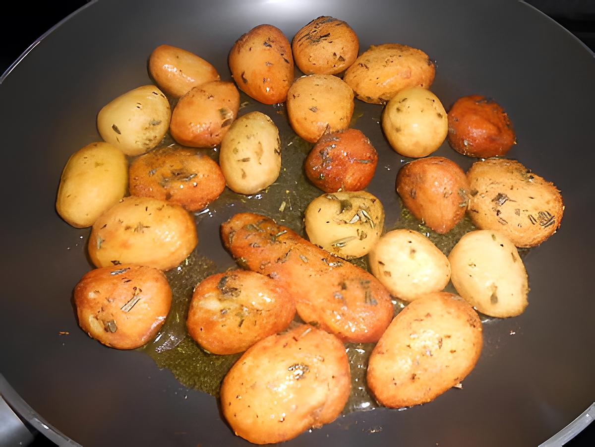 Pommes de terre roties au miel et romarin 430