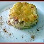 recette Gratin de macaroni carbonara