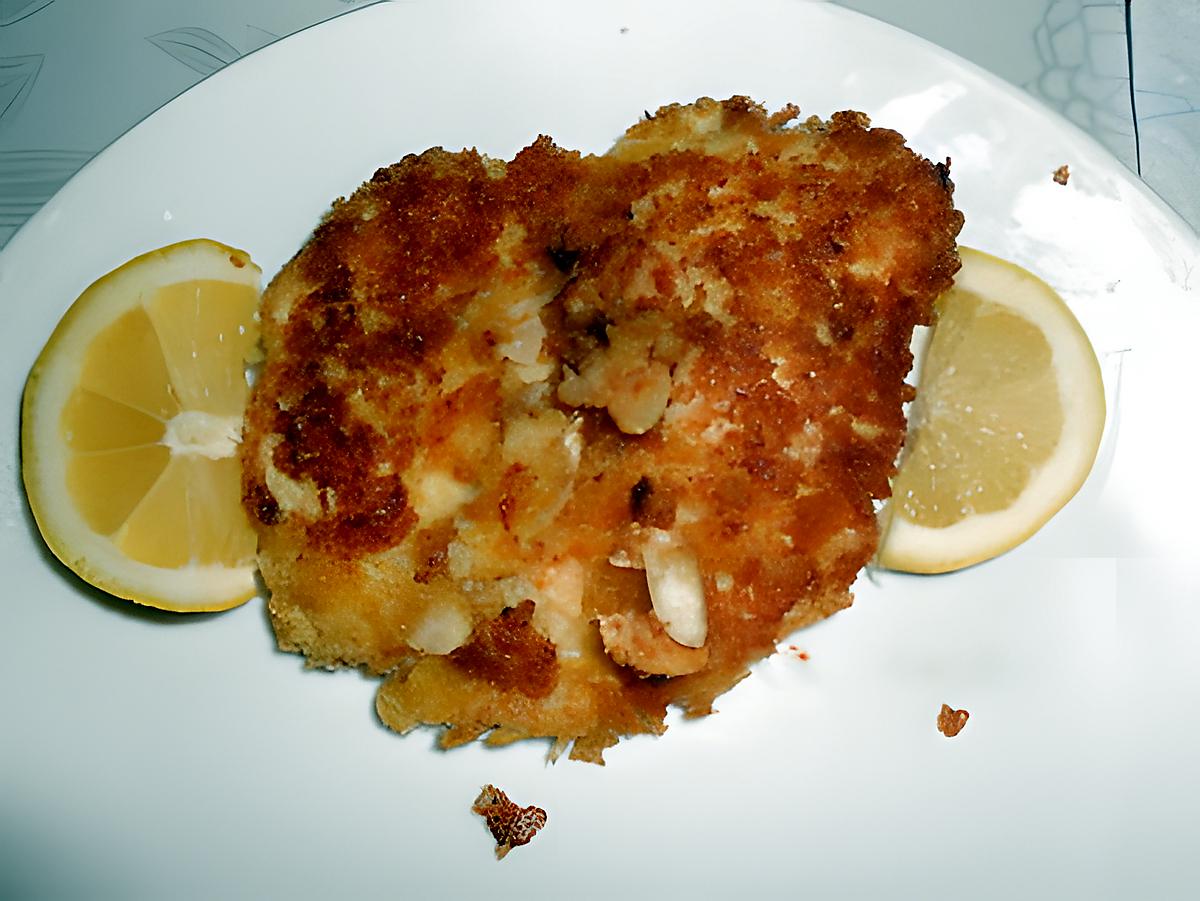 Poulet pané aux amandes 430