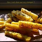 recette Frites de polenta aux épices, sans gluten et sans lactose
