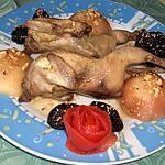 grillées : recette Tajine de cailles aux poires