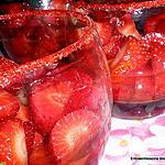 recette SOUPE DE FRAISES AU PARFUM  D'ORANGE