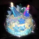 recette Gâteau anniversaire Reine des Neiges