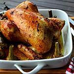 recette Poulet rôti et artichauts violets