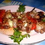 recette Brochettes charcutières au foie