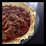 recette TARTE FINE  AUX TOMATES & AU THON