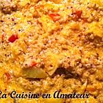 recette Quinoa et boulghour à la crème et poivrons confits