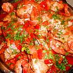 recette Poulet de bresse aux gambas et saveurs anisées
