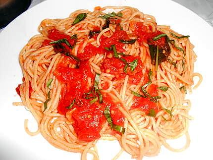 Spaghetti au basilic 430