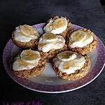 recette Gâteaux aux flocons d'avoine, miel et banane