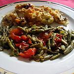 recette filet de poisson  ,,,,   chorizo ,,,,,, crumble