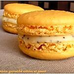 recette Macarons à la ganache citron et pavot